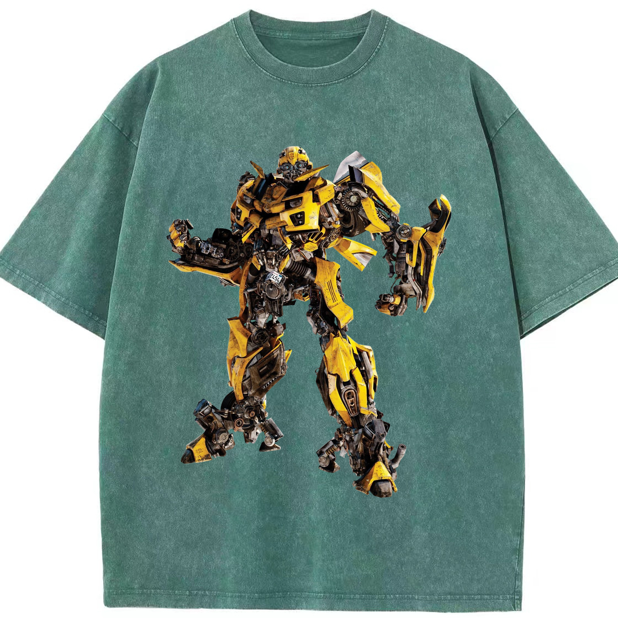 （画像用）  綿100% ヴィンテージ風 半袖Tシャツ（フロントプリント）
